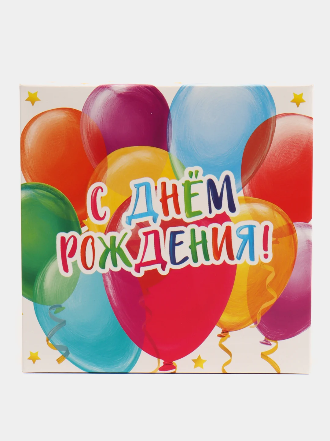 Алый подарочная коробка, квадратная, 17 х 17 х 7 см