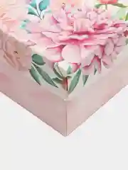 Багровый подарочная коробка, квадратная, 17 х 17 х 7 см