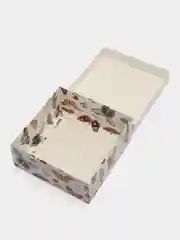 Белый подарочная коробка, квадратная, 17 х 17 х 7 см