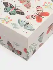 Белый подарочная коробка, квадратная, 17 х 17 х 7 см