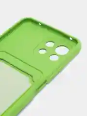 Лайм чехол для Xiaomi Mi 11 Lite / Mi 11 Lite 5G NE ( Ми 11 Лайт )с карманом для карт