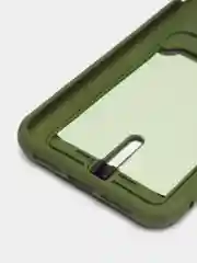 Зелёный хаки силиконовый чехол для Apple  iPhone 11 (Айфон 11), чехол на айфон 11 с карманом
