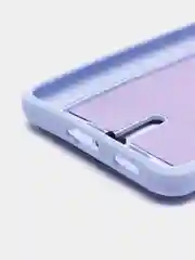 Лавандовый чехол для Samsung Galaxy S21 FE, S21FE (Самсунг С21 ФЕ, С21ФЕ) силиконовый, с карманом