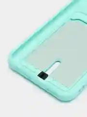 Мятный силиконовый чехол для Honor 10 Lite, P Smart 2019 (Хонор 10 Лайт/ П Смарт 2019) с карманом