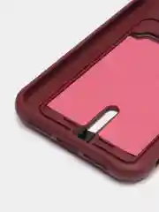 Тёмно-бордовый силиконовый чехол для Apple  iPhone 11 (Айфон 11), чехол на айфон 11 с карманом