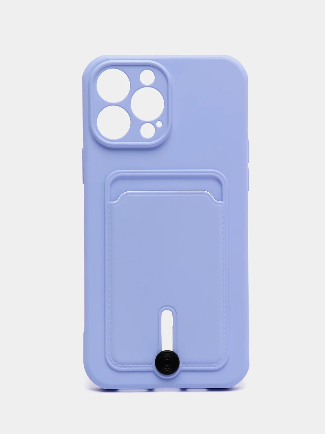Силиконовый чехол для iPhone 13 Pro Max (Айфон 13 Про Макс) , чехол на айфон с карманом