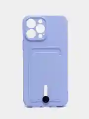 Силиконовый чехол для iPhone 13 Pro Max (Айфон 13 Про Макс) , чехол на айфон с карманом