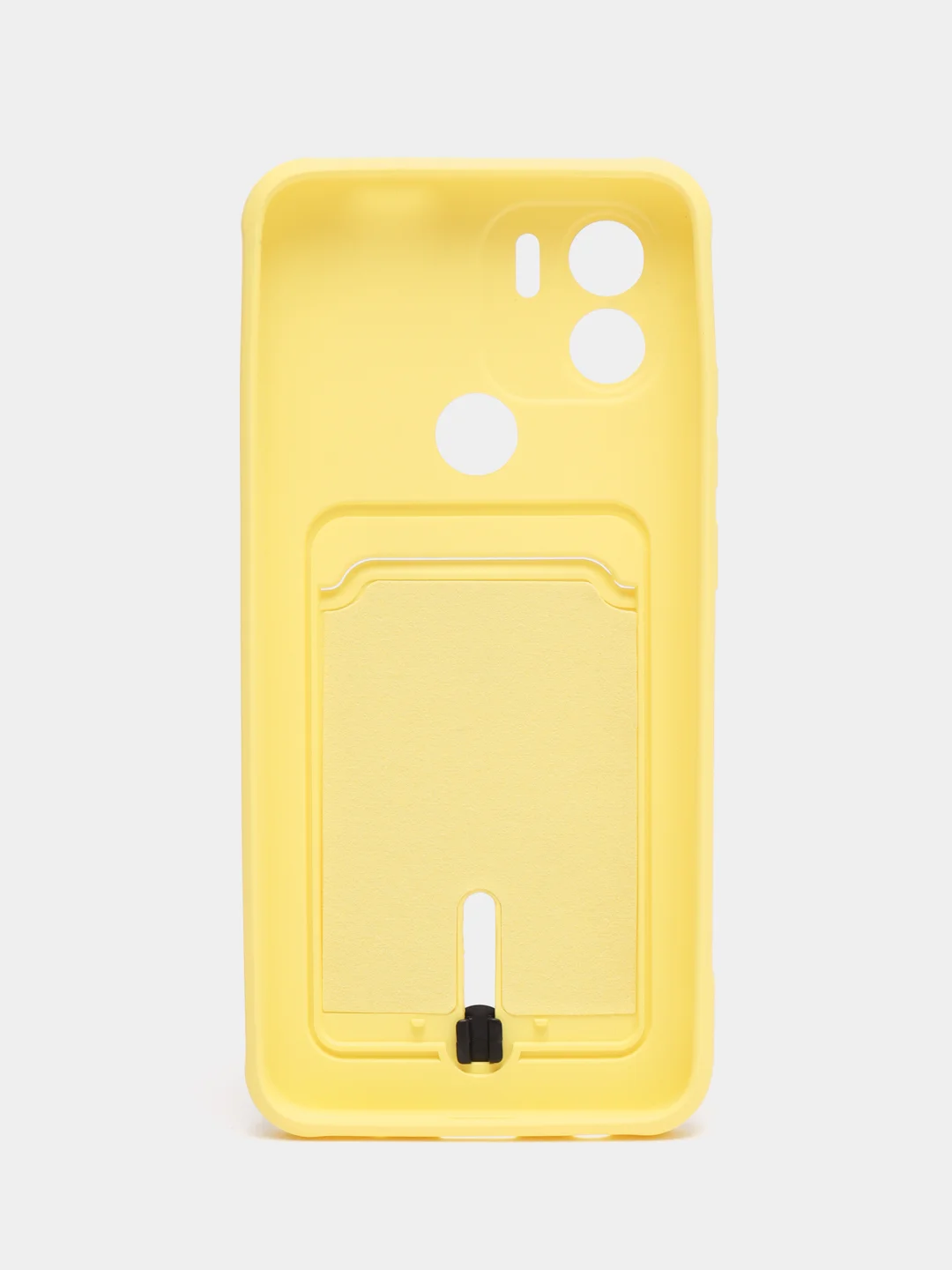 Желтый чехол Xiaomi Redmi A1 Plus, A2 Plus A1+ A2+ (Редми А1 Плюс А2 Плюс) силиконовый с карманом