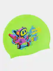 Зеленый юниорская силиконовая шапочка MAD BOT Mad Wave