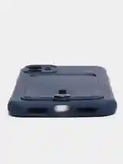 Темно-синий силиконовый чехол для Apple  iPhone 11 (Айфон 11), чехол на айфон 11 с карманом