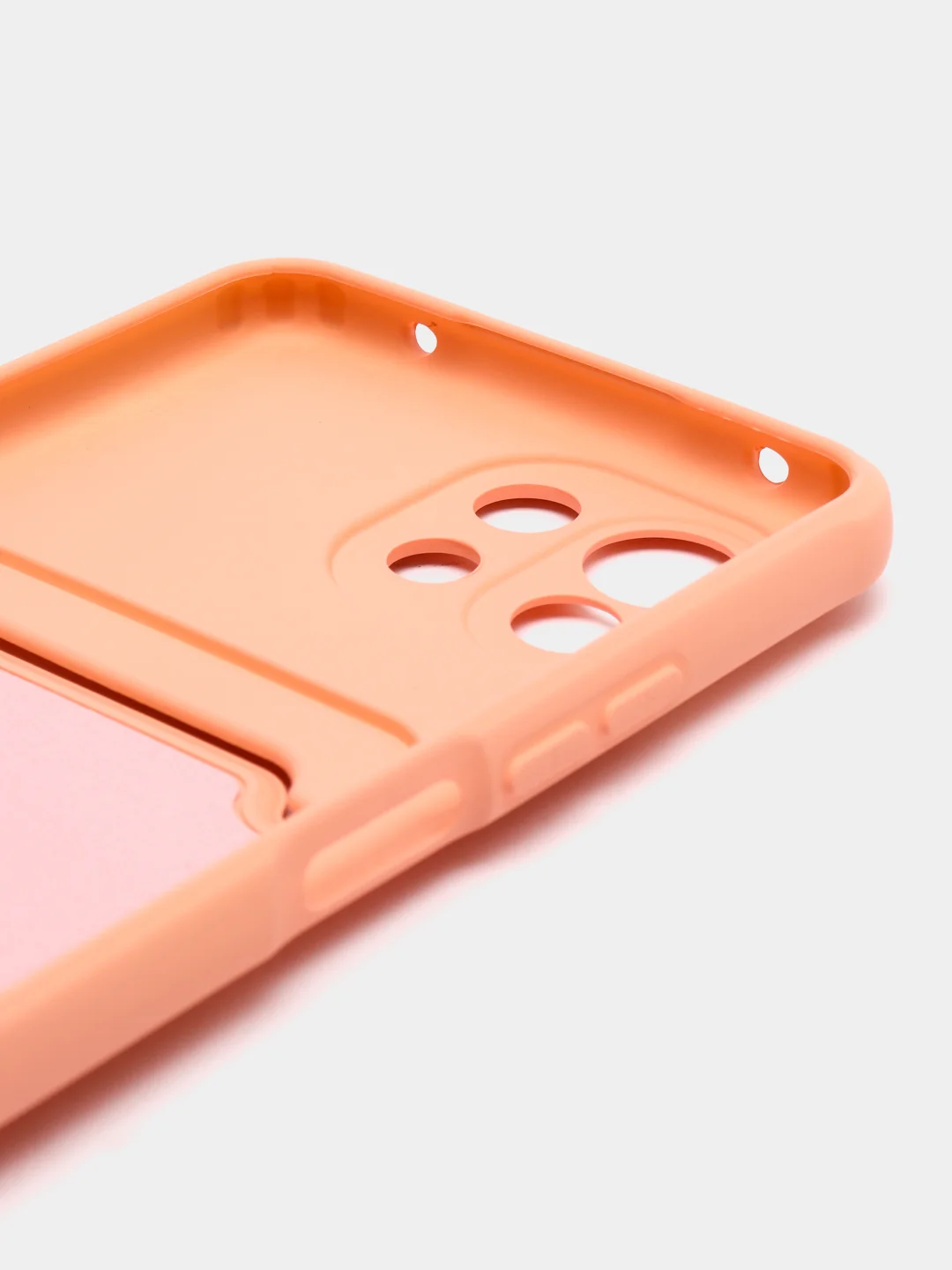 Пудровый чехол для Xiaomi Mi 11 Lite / Mi 11 Lite 5G NE ( Ми 11 Лайт )с карманом для карт