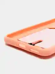 Пудровый чехол для Xiaomi Mi 11 Lite / Mi 11 Lite 5G NE ( Ми 11 Лайт )с карманом для карт