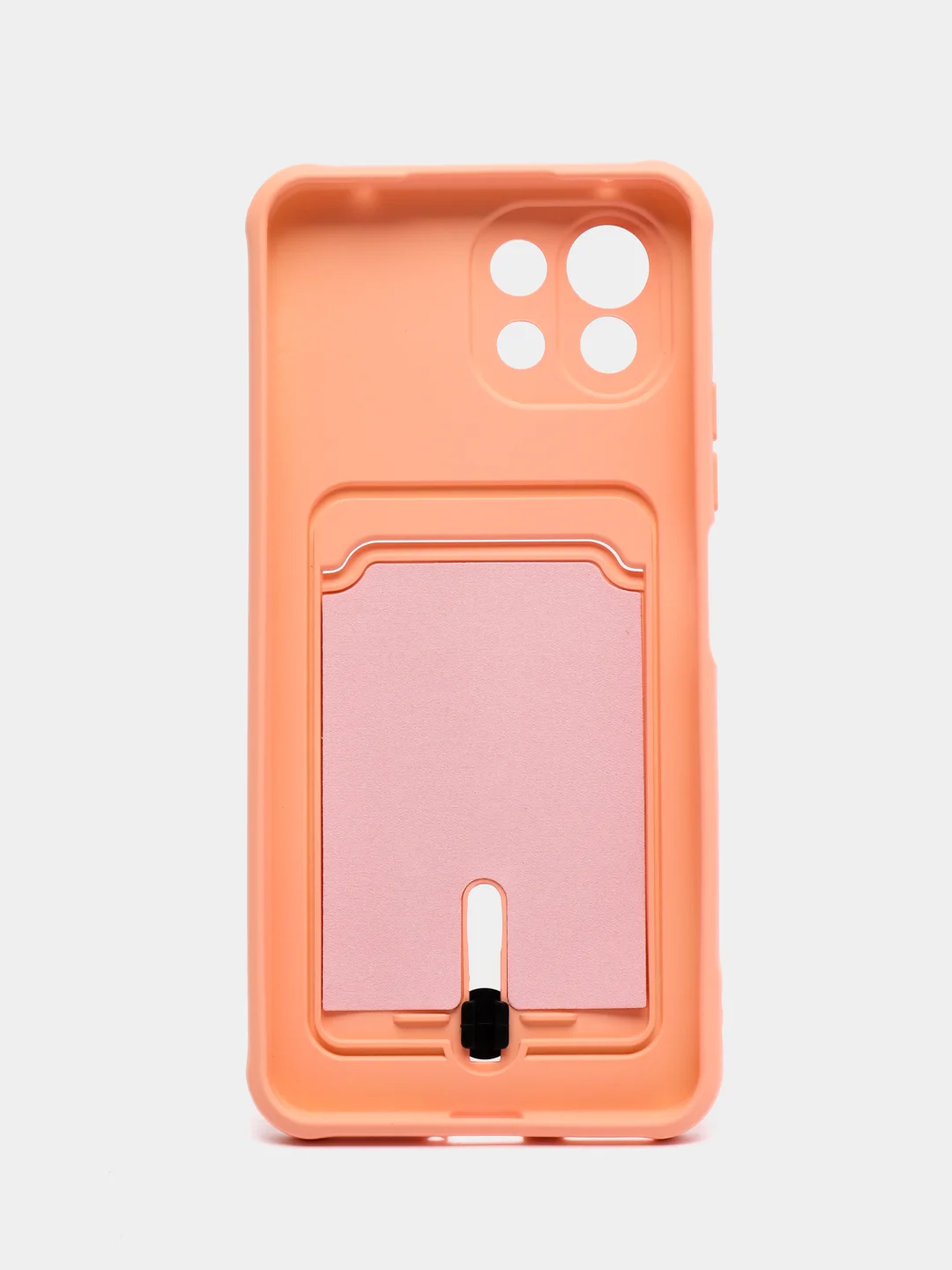 Пудровый чехол для Xiaomi Mi 11 Lite / Mi 11 Lite 5G NE ( Ми 11 Лайт )с карманом для карт
