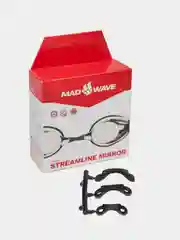 Зеленый стартовые очки для плавания STREAMLINE Mirror Mad Wave