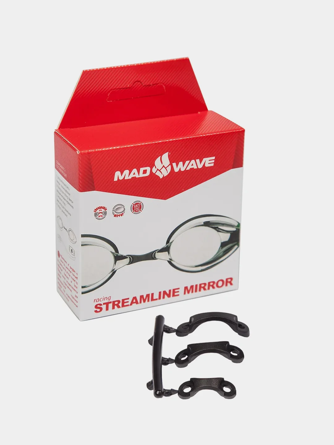 Зеленый стартовые очки для плавания STREAMLINE Mirror Mad Wave