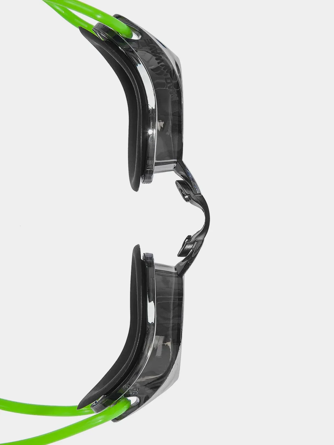 Зеленый стартовые очки для плавания STREAMLINE Mirror Mad Wave