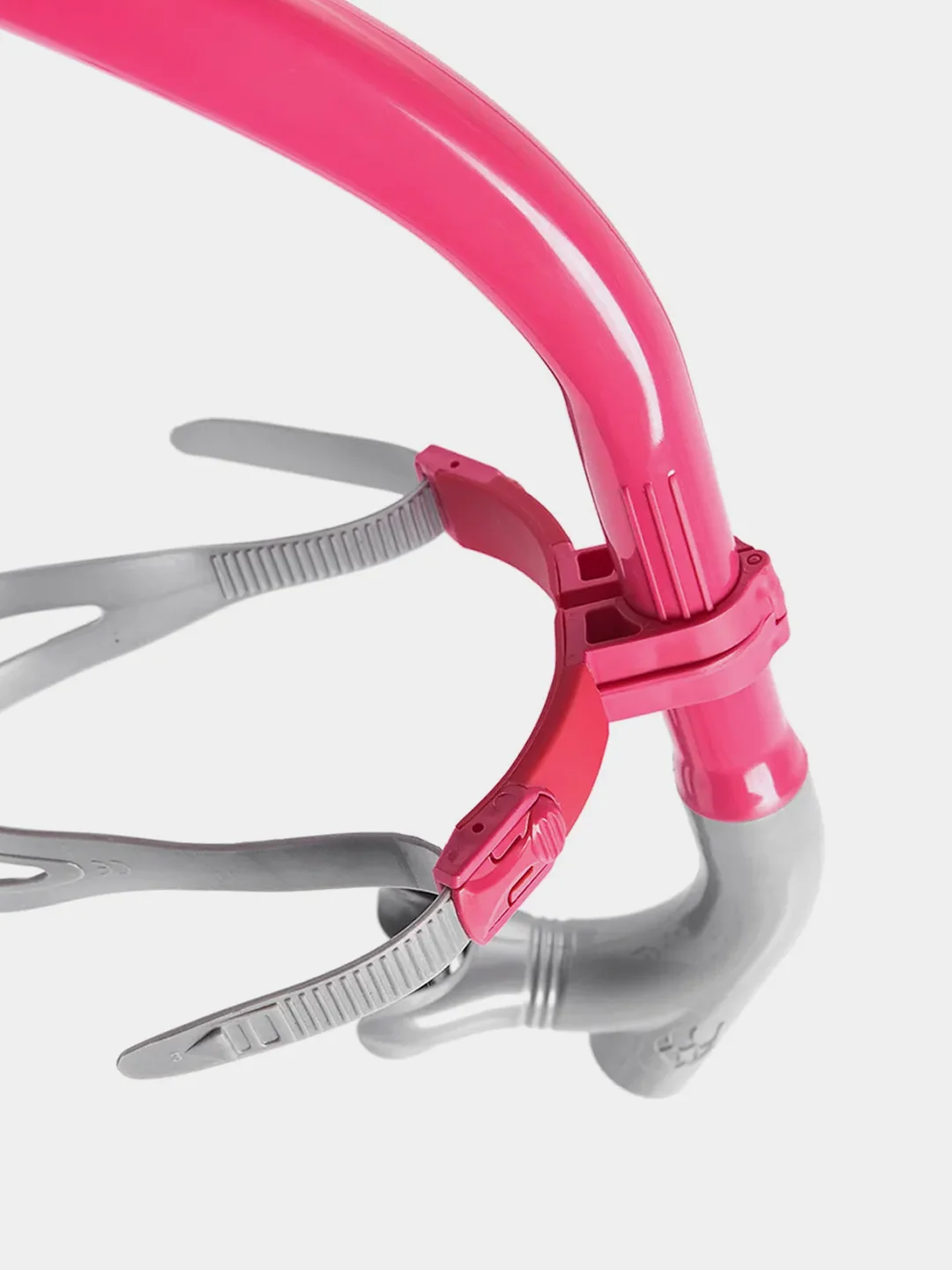 Розовый трубка для плаванья (Сноркелинг) Pro Snorkel Mad Wave
