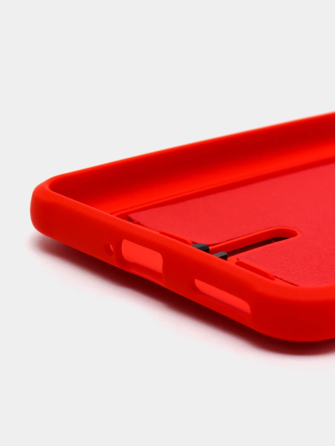 Красный чехол для Xiaomi Mi 11 Lite / Mi 11 Lite 5G NE ( Ми 11 Лайт )с карманом для карт