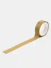 Бежевый скотч декоративный, глиттерный