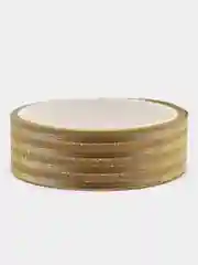 Бежевый скотч декоративный, глиттерный