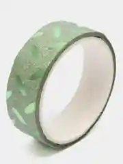 Белый скотч декоративный, глиттерный