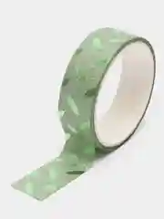 Белый скотч декоративный, глиттерный