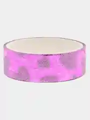 Вишнёвый скотч декоративный, глиттерный