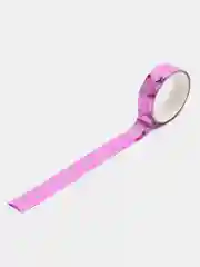 Вишнёвый скотч декоративный, глиттерный