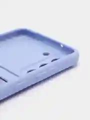 Аметистовый чехол для Samsung Galaxy S21 FE, S21FE (Самсунг С21 ФЕ, С21ФЕ) силиконовый, с карманом
