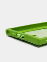 Лайм чехол для Samsung Galaxy S23 Ultra (Самсунг Галакси С23 Ультра), силиконовый, с карманом