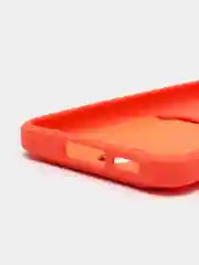 Коралловый чехол силиконовый на Samsung Galaxy S23 (Самсунг Галакси С23), с карманом
