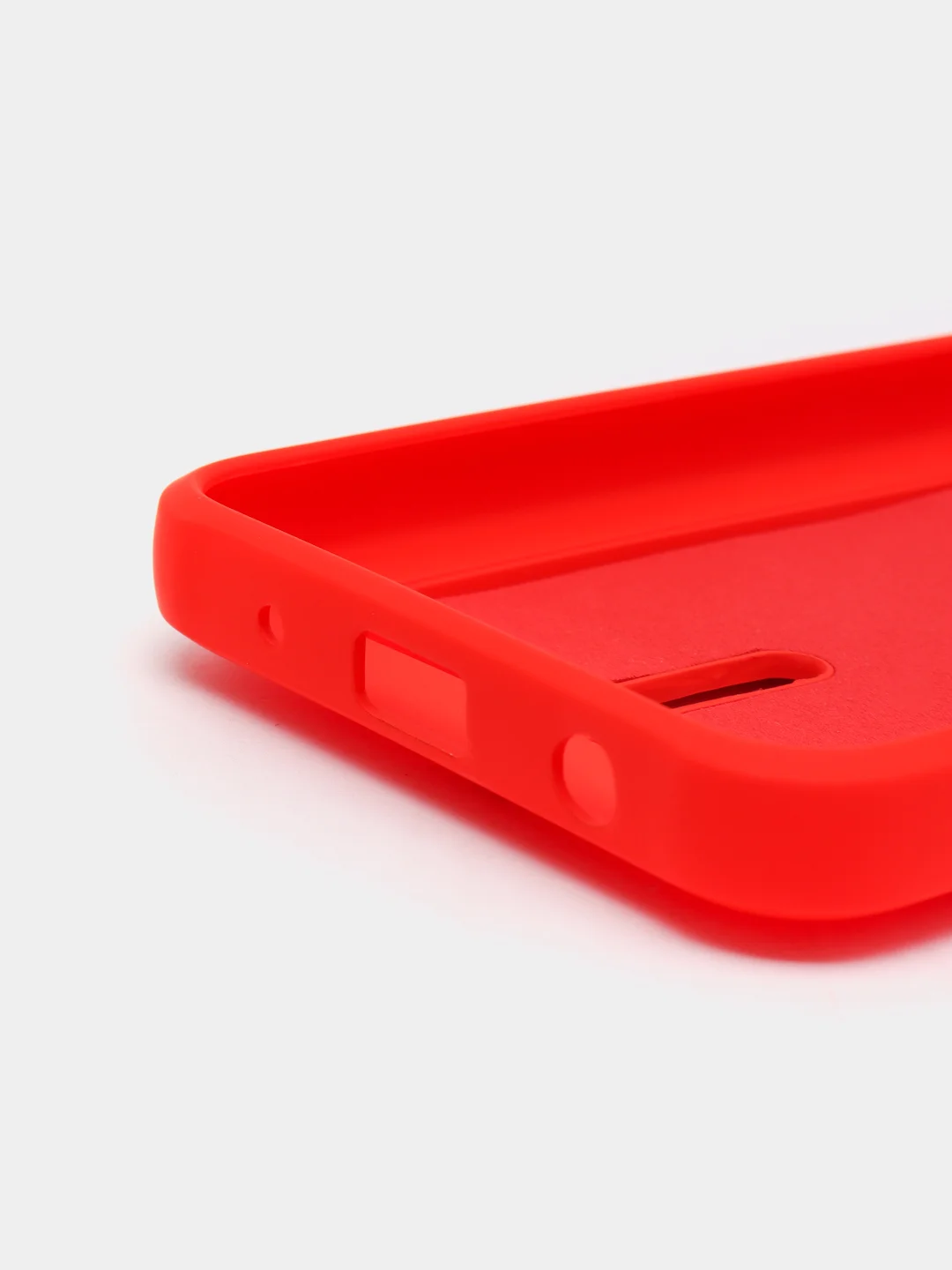 Красный чехол Xiaomi Redmi A1 Plus, A2 Plus A1+ A2+ (Редми А1 Плюс А2 Плюс) силиконовый с карманом