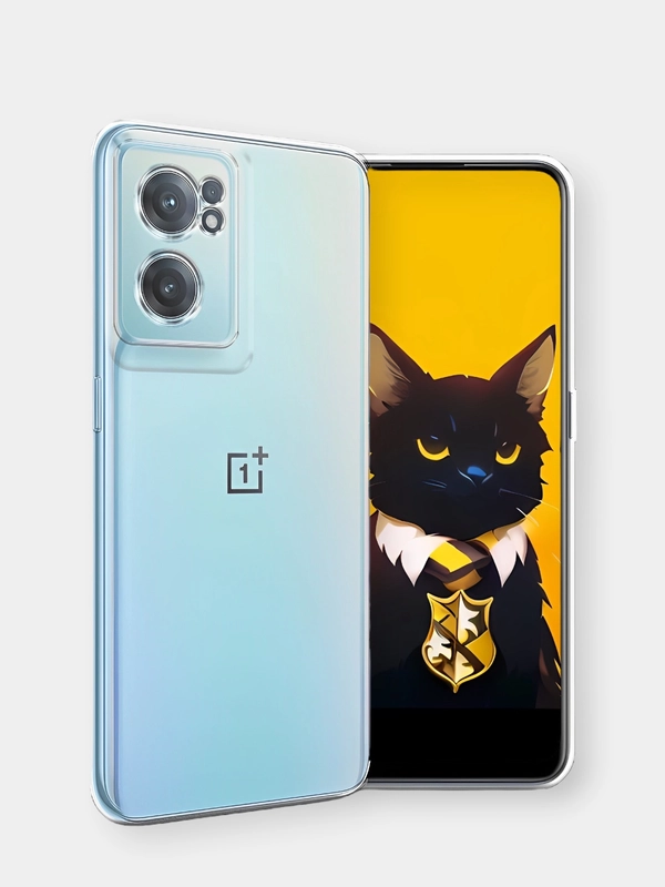 Чехол OnePlus Nord CE 2 5G, ВанПлас Норд СЕ 2 5Джи прозрачный силиконовый с защитой камеры