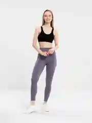 Сиреневый легинсы спортивные, женские