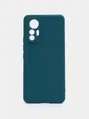 Синий силиконовый чехол для Xiaomi 12 Lite (Сяоми 12 Лайт), прозрачный