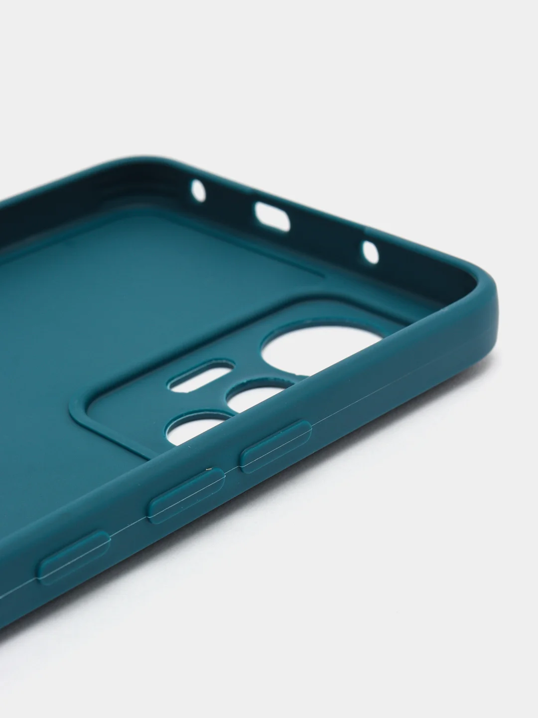 Синий силиконовый чехол для Xiaomi 12 Lite (Сяоми 12 Лайт), прозрачный