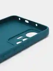 Синий силиконовый чехол для Xiaomi 12 Lite (Сяоми 12 Лайт), прозрачный