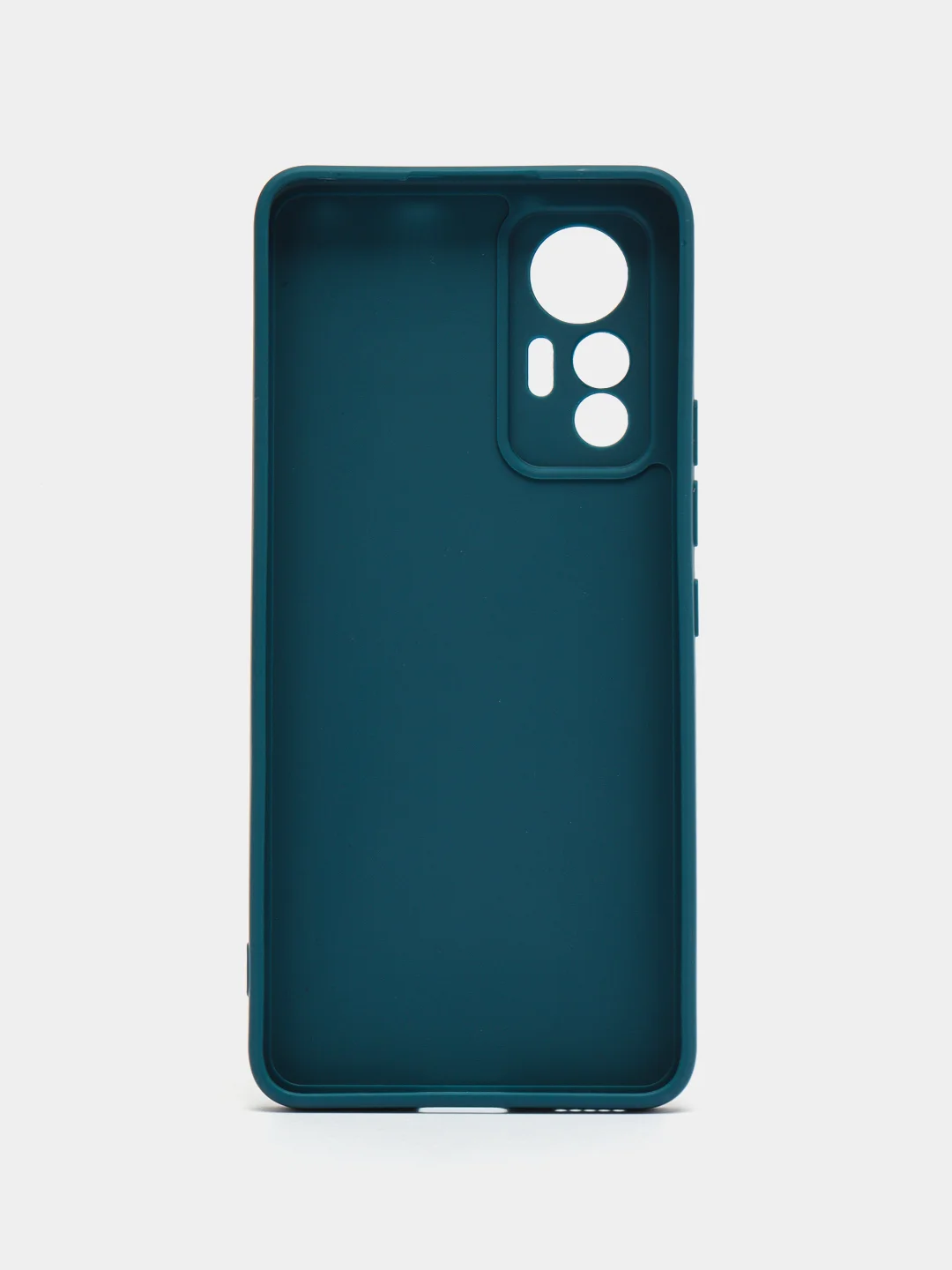 Синий силиконовый чехол для Xiaomi 12 Lite (Сяоми 12 Лайт), прозрачный