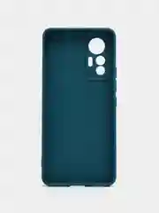 Синий силиконовый чехол для Xiaomi 12 Lite (Сяоми 12 Лайт), прозрачный