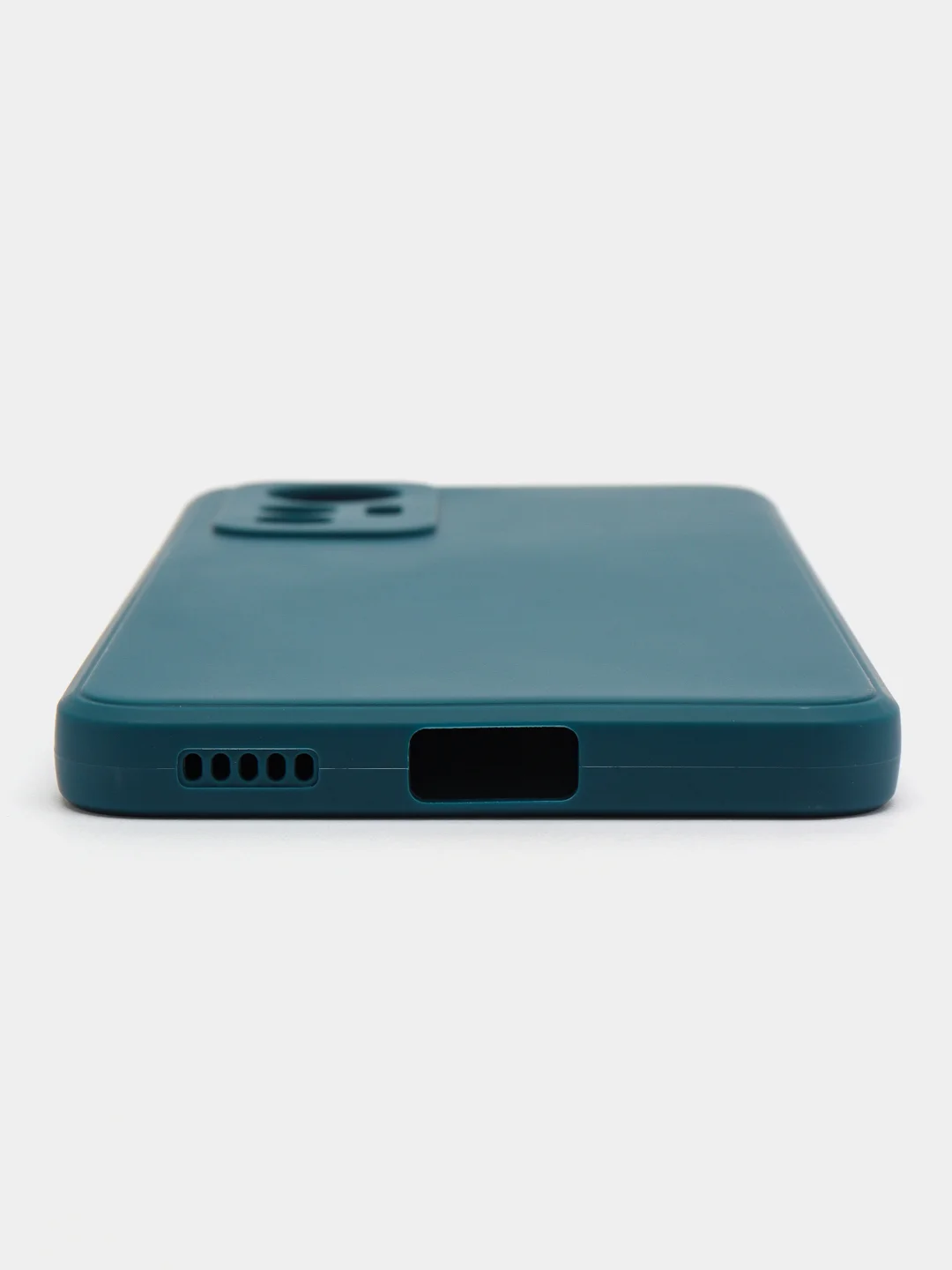 Синий силиконовый чехол для Xiaomi 12 Lite (Сяоми 12 Лайт), прозрачный