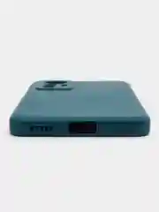 Синий силиконовый чехол для Xiaomi 12 Lite (Сяоми 12 Лайт), прозрачный