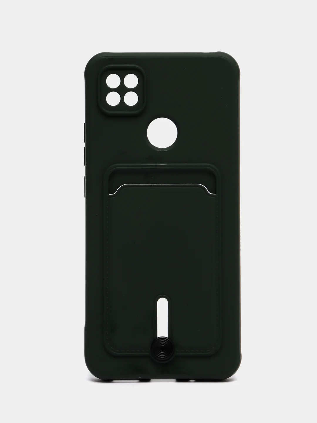 Тёмно-зелёный чехол для Xiaomi Redmi 9C, Redmi 9C NFC, Redmi 10A (Сяоми Редми 9С 9С НФС 10А) силиконовый