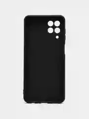 Черный чехол для Samsung Galaxy M33 (Самсунг М33) 5G, с защитой камеры, силиконовый