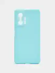 Голубой чехол для Xiaomi Mi 11T и 11T Pro (Сяоми Ми 11Т, 11Т Про), матовый, силиконовый