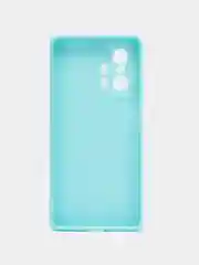 Голубой чехол для Xiaomi Mi 11T и 11T Pro (Сяоми Ми 11Т, 11Т Про), матовый, силиконовый