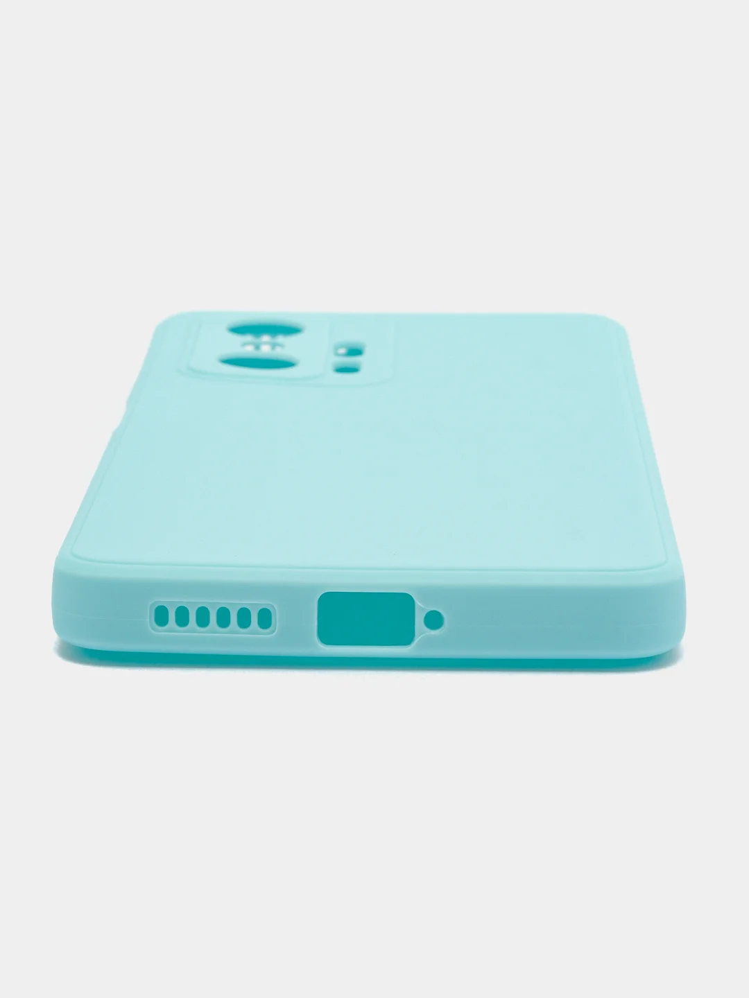 Голубой чехол для Xiaomi Mi 11T и 11T Pro (Сяоми Ми 11Т, 11Т Про), матовый, силиконовый