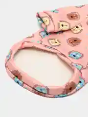 Коралловый меланж толстовка-комбинезон для собак и кошек