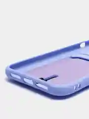 Аметистовый силиконовый чехол для Apple  iPhone 11 (Айфон 11), чехол на айфон 11 с карманом