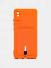 Манго силиконовый чехол для Xiaomi Redmi 9A (Редми 9А) с карманом для карты, защита камеры