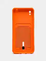 Манго силиконовый чехол для Xiaomi Redmi 9A (Редми 9А) с карманом для карты, защита камеры
